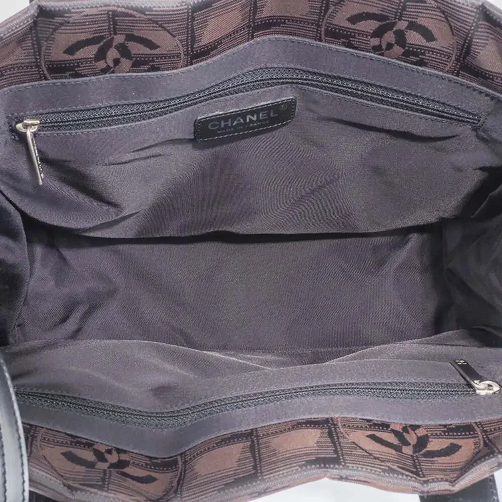 CHANEL Brown Leather Tote Bag